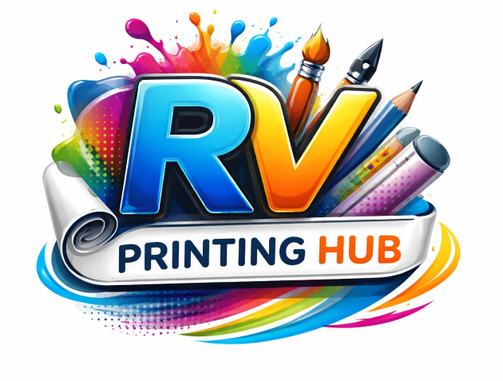 RV Printing Hub – Dwarka. Designing, digital printing, offset printing, flex printing, corporate gifts, bulk printing services. Contact Mohit Dayma: 8287783868.
